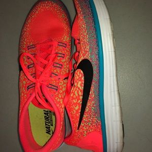 Orange Nike Running Shoes